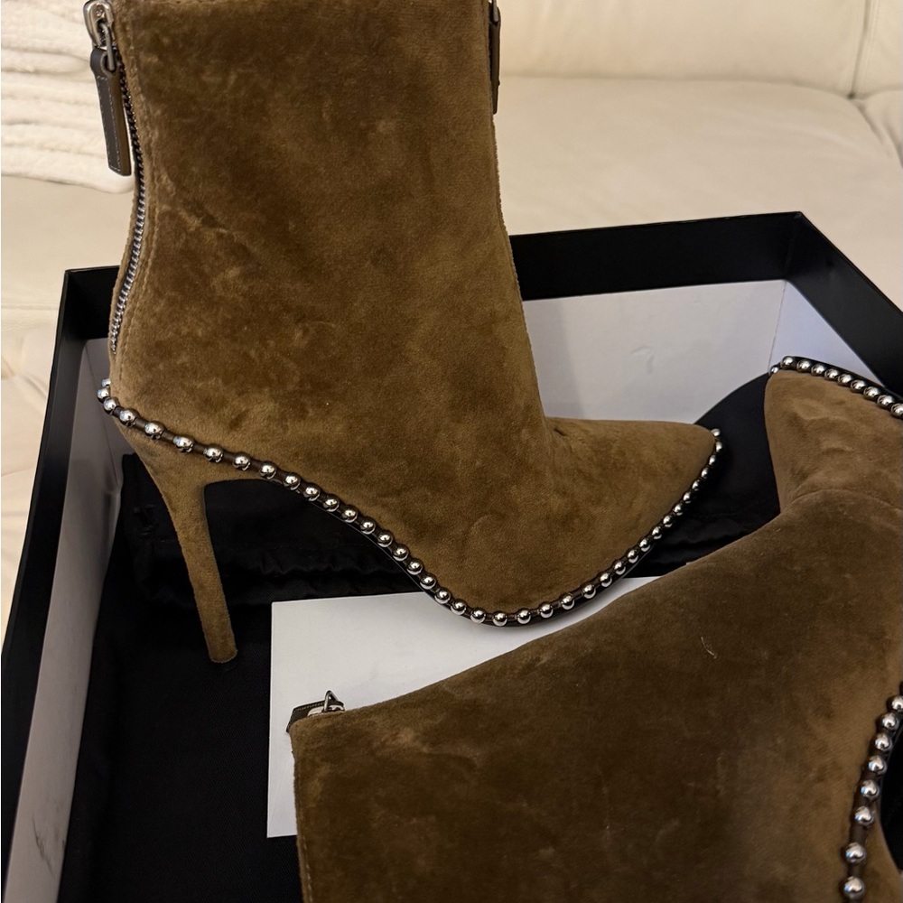 ‼️SALE‼️ Alexander Wang Studded Suede Ankle Boots - Picture 3 of 8